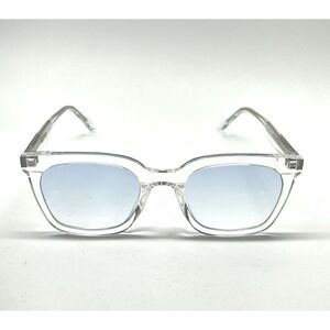 Mitaa Fashion Sunglasses Clear Frames Light shade Of Blue Lenses